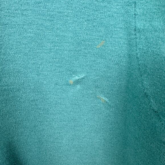 J. Jill Womens PureJill Pullover Top Shirt Sz XL 100% Cotton Comfy Buttons Green - Picture 7 of 8